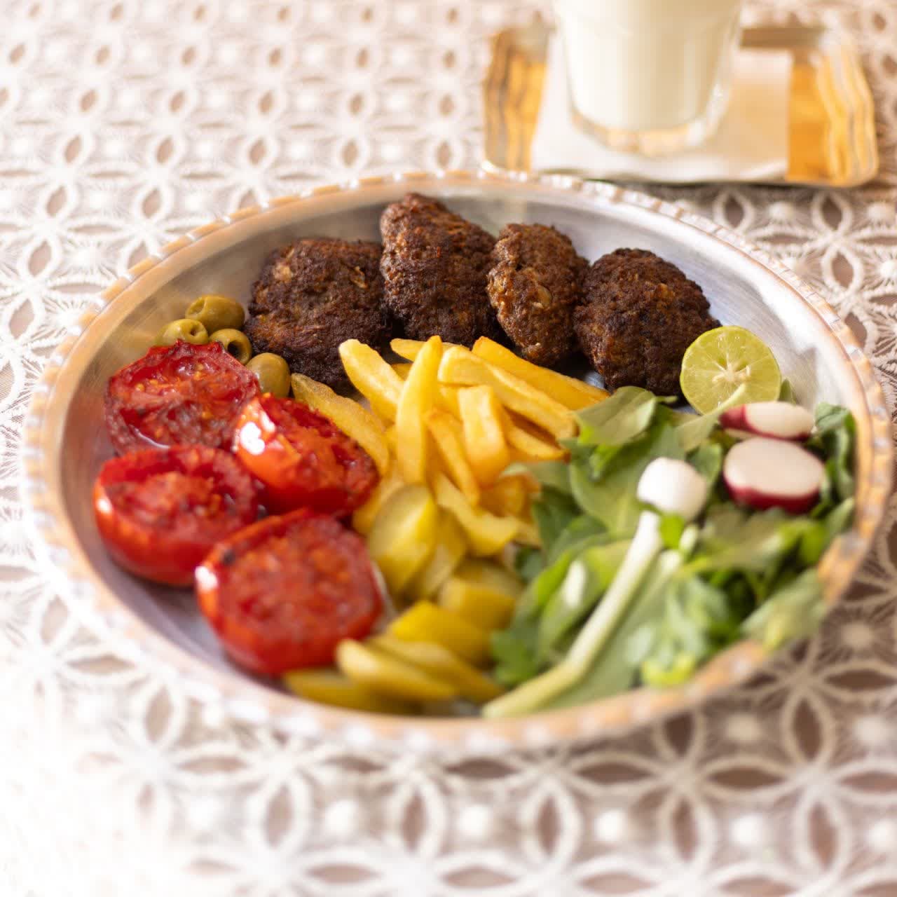 خوراک کباب تابه ای